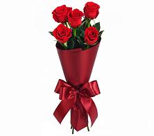 Букет 5 Красных роз Эдлесс Лав в Онуфриево