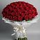 Букет 101 Красная роза Блэк Мэджик в Онуфриево