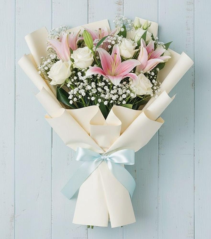 Букет цветов из: Лилии в Онуфриево