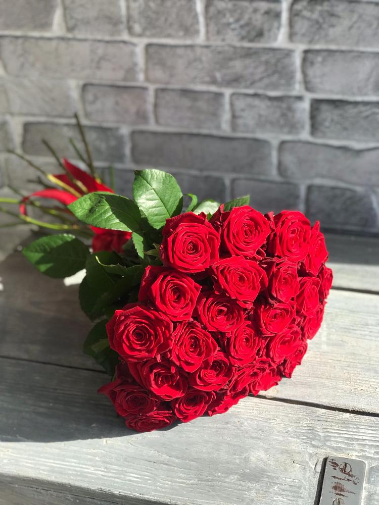 Букет Красные розы Фридом в Онуфриево