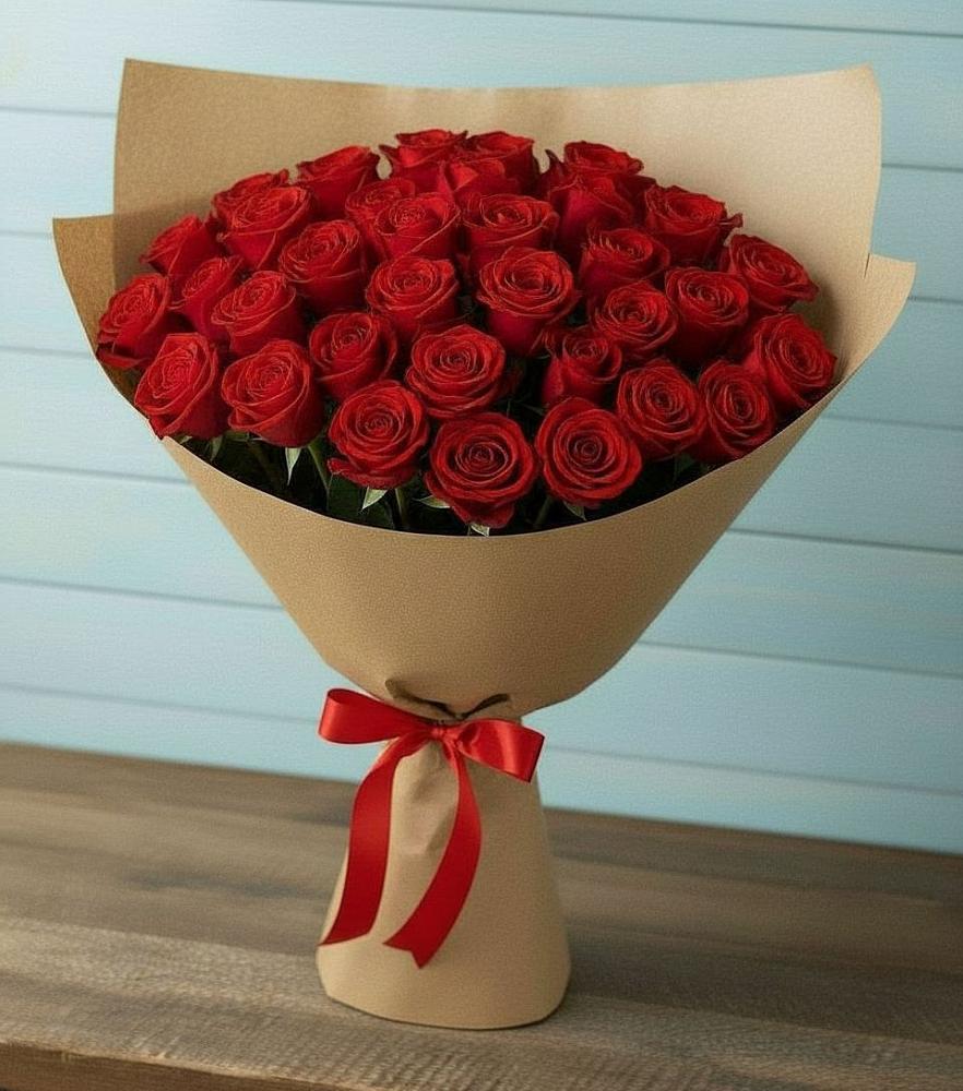Букет Красные розы Милано в Онуфриево