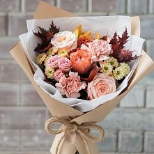 Букет цветов из:  Гвоздики, Хризантемы и Розы в Онуфриево