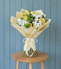 Букет цветов из:  Хризантемы и Розы #REPLACE_PRED# Онуфриево