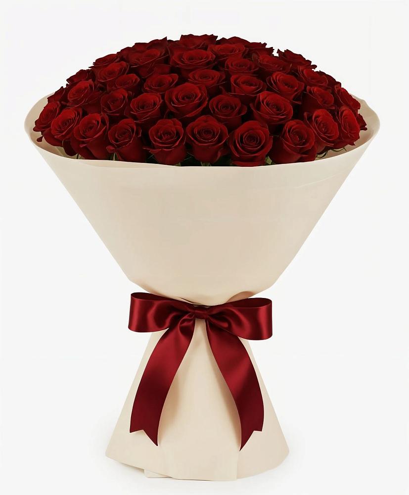 Букет 101 Бордовая роза Блэк Бакарра в Онуфриево