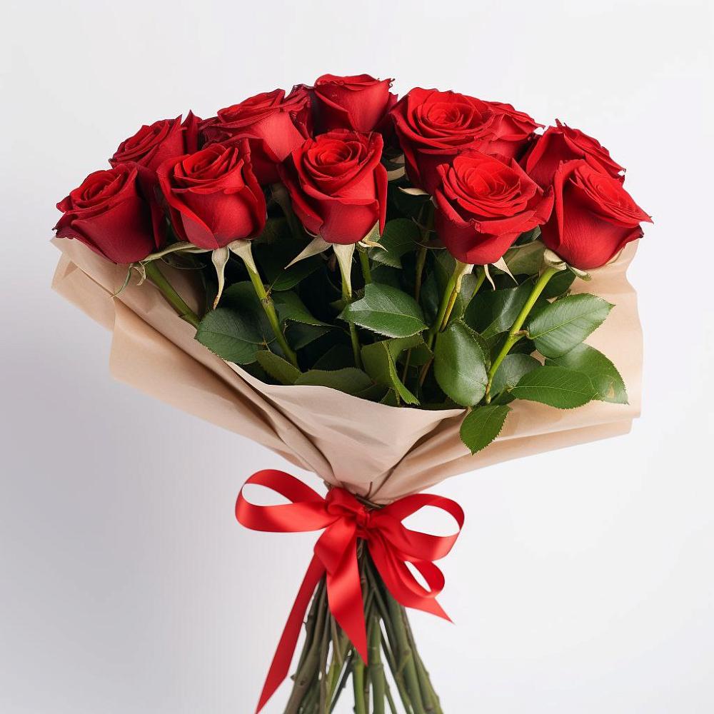 Букет 11 Красных роз Эдлесс Лав в Онуфриево