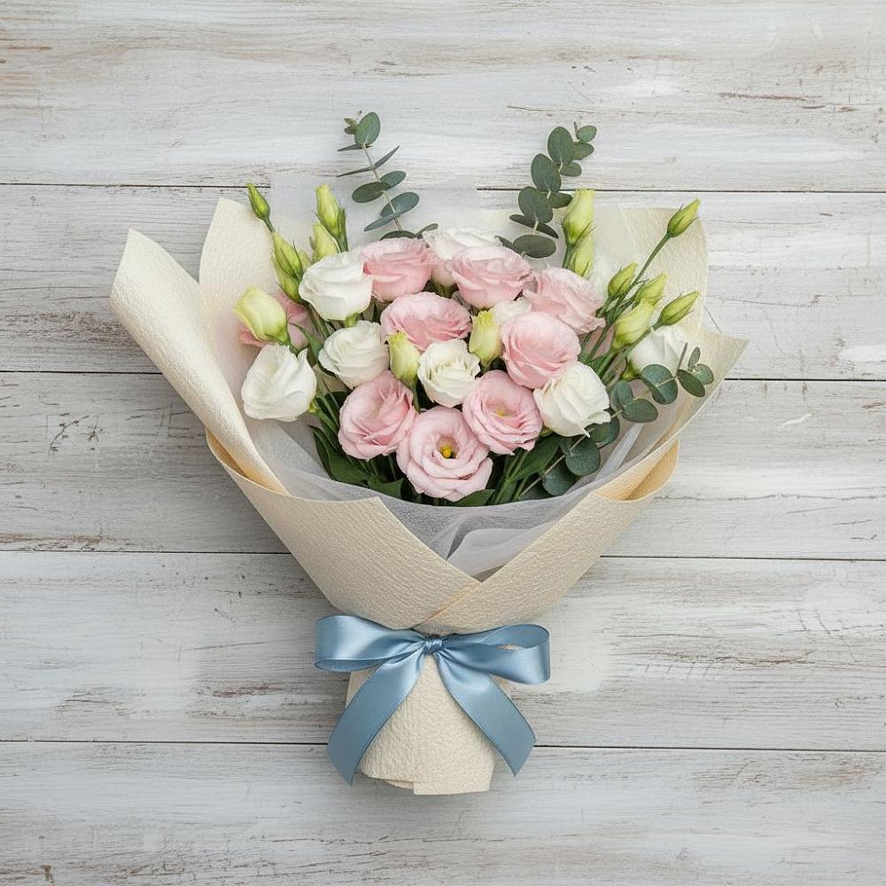 Букет цветов из: Лизиантусы в Онуфриево